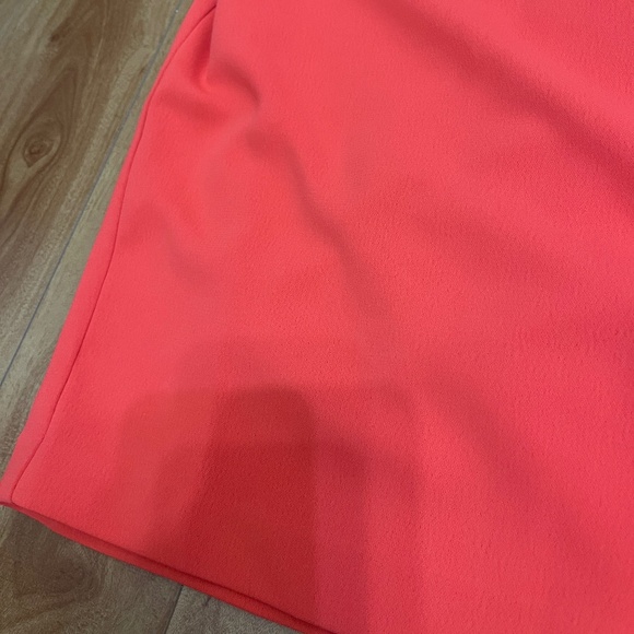 Badgley Mischka Deep Pink Peplum Dress Size 4 New With Tags - Picture 12 of 12